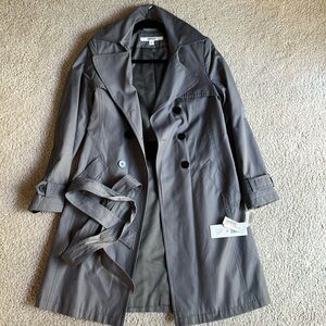 Gray Womans Raincoat